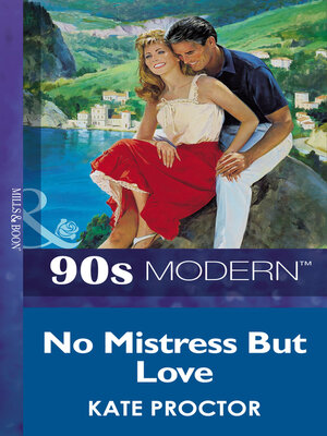 cover image of NO MISTRESS BUT LOVE